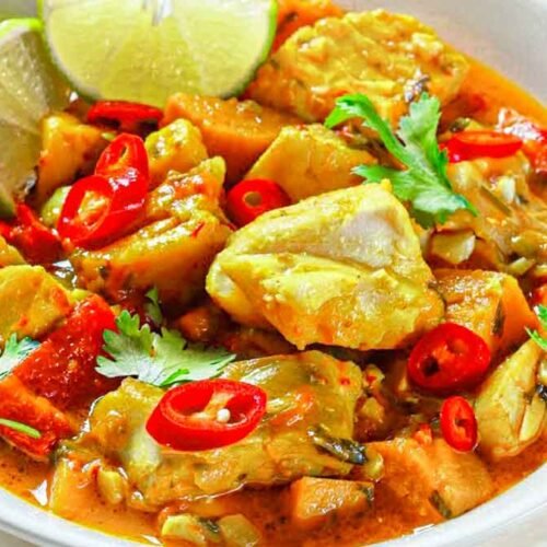 Catfish Fillets Coconut Fish Curry