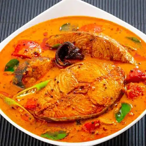 Tangy Tomato Salmon Fish Curry