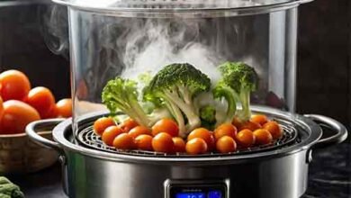 Steaming-a-moist-heat-cooking-method-to-cook-food