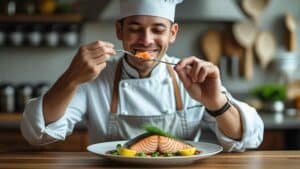 flavor-profiles-A-Chef-is-tasting-a-fish-dish