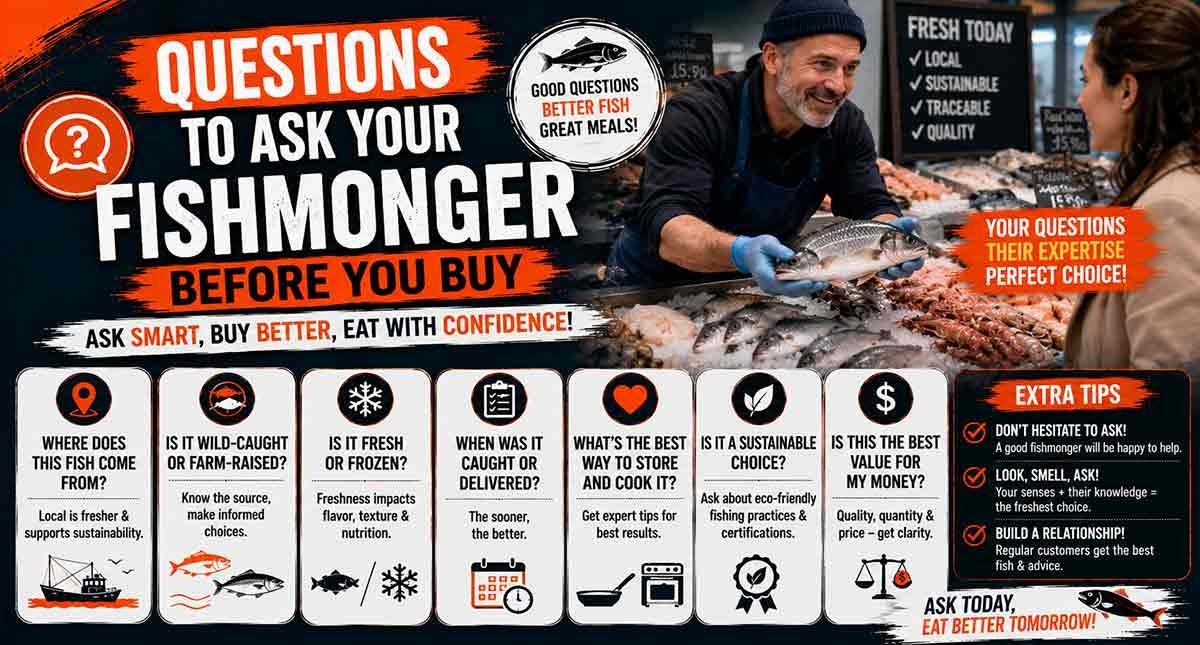 Questions to Ask Your Fishmonger Before You Buy fish