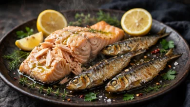 Omega-3 rich oily fish