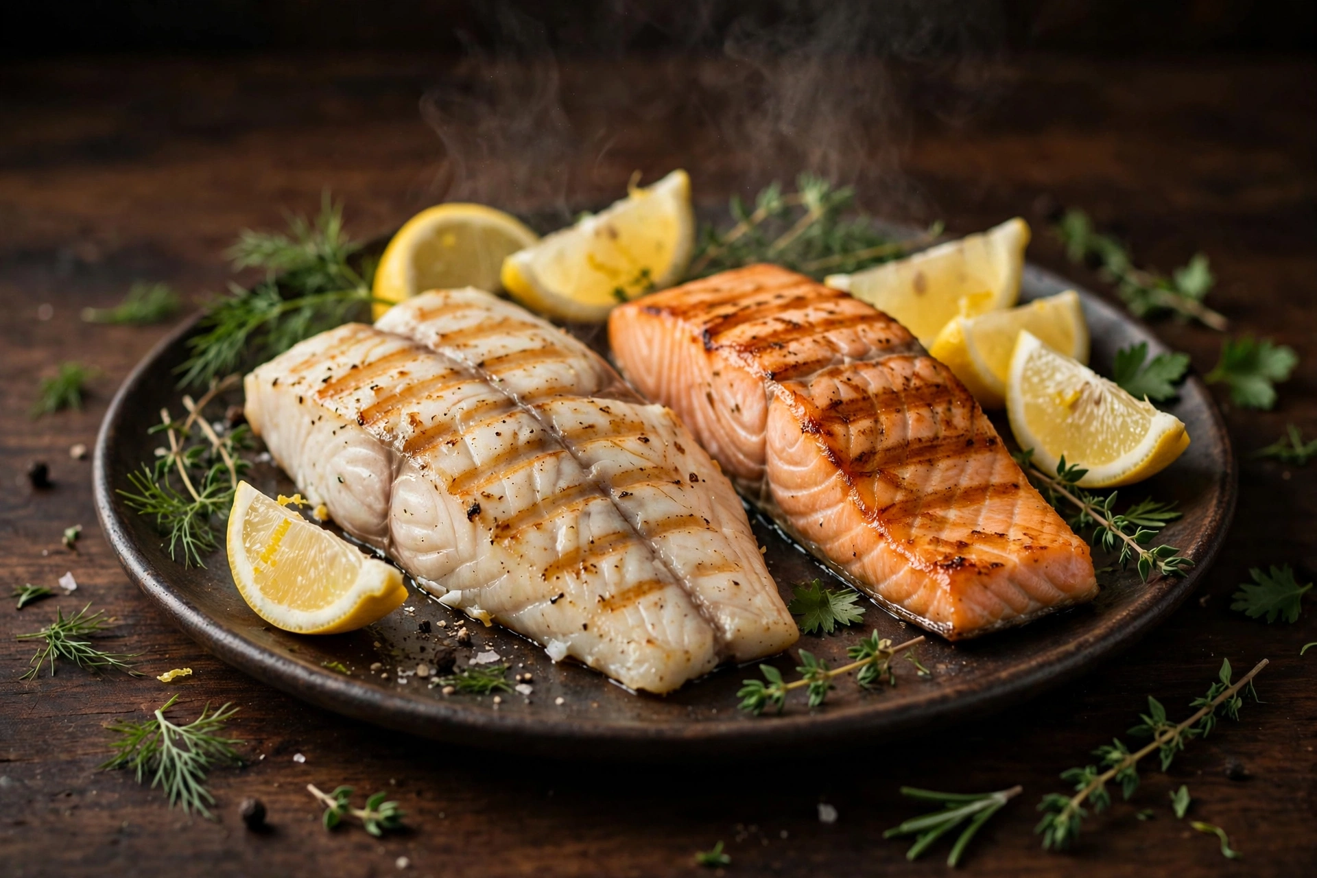 thumbnail 61 grilled fish plate Best Fish for Low-Cholesterol Diets