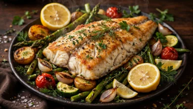 thumbnail 64 high protein fish plate High-Protein Fish Recipes